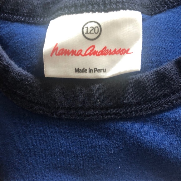 Hanna Andersson Chest-Striped T-Shirt - Picture 6 of 7